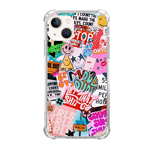 Jyrgkunlt Good Vibes Handyhülle für iPhone 15, mädchenhafte Handyhülle, ästhetische positive Collage, kompatibel mit iPhone 15 für Mädchen, Jungen, Frauen, Männer, einzigartige, trendige Jyrgkunlt Good Vibes Handyhülle für iPhone 15, mädchenhafte Handyhülle, ästhetische positive Collage, kompatibel mit iPhone 15 für Mädchen, Jungen, Frauen, Männer, einzigartige, trendige von Jyrgkunlt