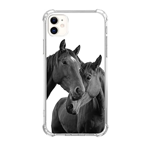 Jyrgkunlt Horse Lovers Handyhülle für iPhone 12/iPhone 12 Pro, coole schwarze Pferdetiere Hülle kompatibel mit iPhone 12/iPhone 12 Pro für Mädchen, Männer, einzigartige trendige TPU-Stoßfänger-Hülle Jyrgkunlt Horse Lovers Handyhülle für iPhone 12/iPhone 12 Pro, coole schwarze Pferdetiere Hülle kompatibel mit iPhone 12/iPhone 12 Pro für Mädchen, Männer, einzigartige trendige TPU-Stoßfänger-Hülle von Jyrgkunlt