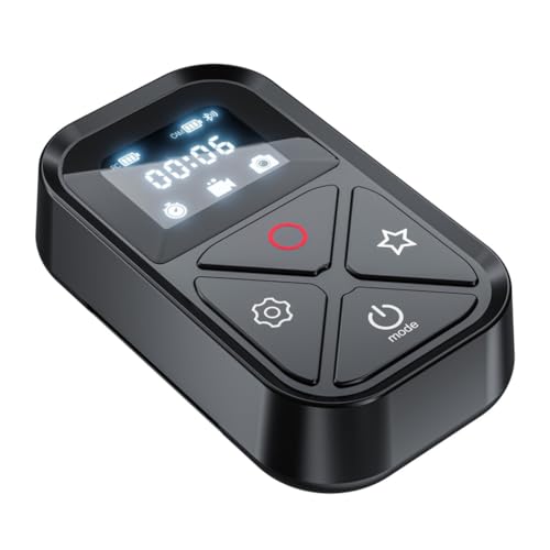 Jzoowar Intelligente Kabellose Fernbedienung, Wasserdichter Kamera-Controller für Go Pro Hero 8/9/10 MAX, Fernbedienung, Bluetooth-Kompatibel, Langlebig, Langlebig im Gebrauch, Schwarz Jzoowar Intelligente Kabellose Fernbedienung, Wasserdichter Kamera-Controller für Go Pro Hero 8/9/10 MAX, Fernbedienung, Bluetooth-Kompatibel, Langlebig, Langlebig im Gebrauch, Schwarz von Jzoowar