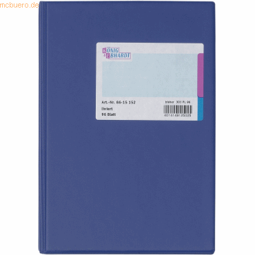 K+E Geschäftsbuch A5 Kunststoff liniert von K+E