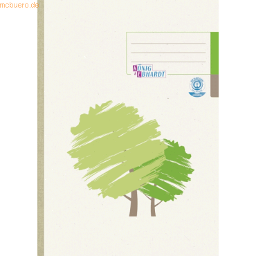 K+E Kladde A4 liniert 96 Blatt recycling von K+E