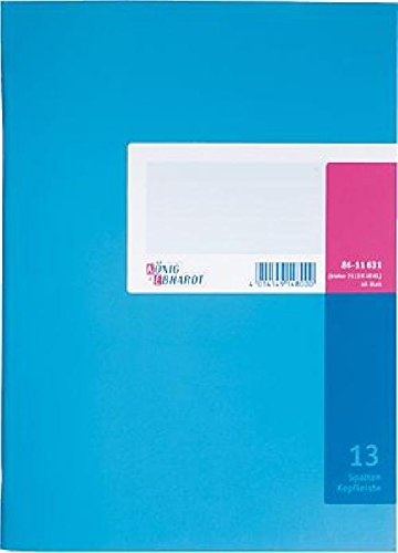 K+E Spaltenbücher /8611631-7113K40KL, blau, 13 Spalten, DINA4, Inh.40Blatt von K+E
