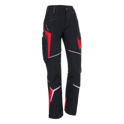 K?Bler Damenhose Bodyforce Sch Warz/Mittelrot Form 2325 Gr??E von K?Bler
