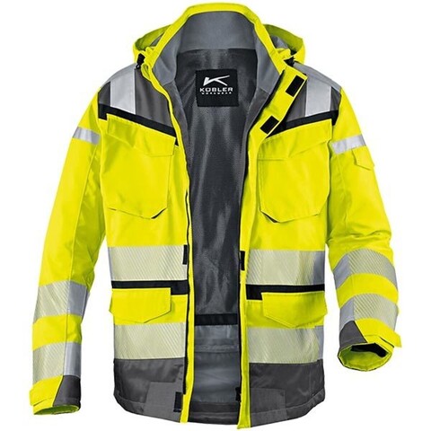 K?Bler Psa Reflectiq Jacke 130 7 Warngelb/Anthrazit Xl von K?Bler