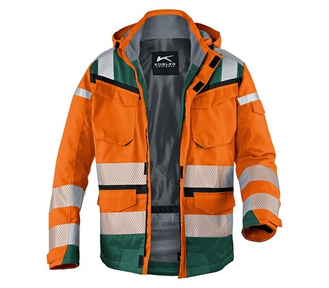 K?Bler Psa Reflectiq Jacke 130 7 Warnorange/Moosgr?N M K?Bler Psa Reflectiq Jacke 130 7 Warnorange/Moosgr?N M von K?Bler