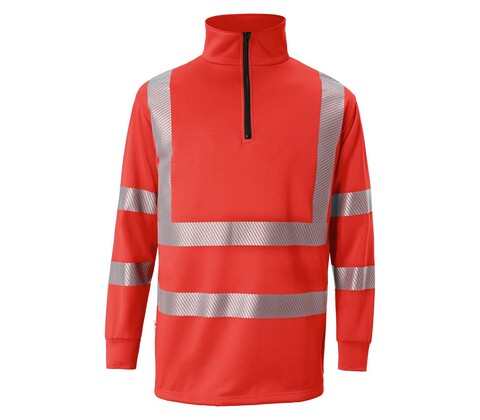 K?Bler Reflectiq Zip-Sweater P Sa 2 Warnrot Xl K?Bler Reflectiq Zip-Sweater P Sa 2 Warnrot Xl von K?Bler
