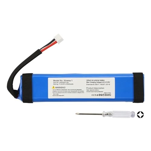 K KYUER JBL GSP0931134 Replacement Lautsprecher Akku für JBL Xtreme, Xtreme 1,JBL Extreme Portable Bluetooth Speaker Battery with Tool 5000mAh K KYUER JBL GSP0931134 Replacement Lautsprecher Akku für JBL Xtreme, Xtreme 1,JBL Extreme Portable Bluetooth Speaker Battery with Tool 5000mAh von K KYUER