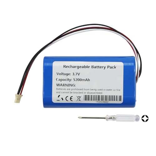 New 5200mAh Rechargeable Kamera Akku für Eufy Spaceview Pro Baby cam Baby Monitor, T8321-M Part No: Eufy PT18650-SP PCM5200 Camera Battery 3.7V von K KYUER