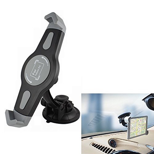 K-S-Trade Qualitativ & Innovativ Scheiben-Halterung Für Tablets Für Doogee R10 KFZ Tablet Saugnapf Auto Halterung Windschutzscheibe Holder Halter von K-S-Trade