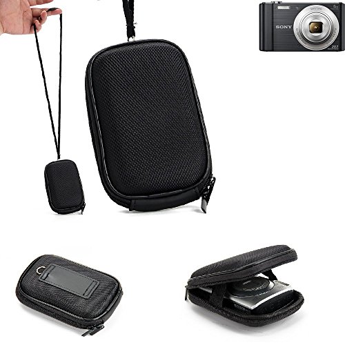 K-S-Trade Qualitativ & Innovativ Hardcase Kamera-Tasche Foto-Tasche Für Sony Cyber-Shot DSC-W810 Für Kompaktkamera Gürteltasche Case Schutz-Hülle von K-S-Trade