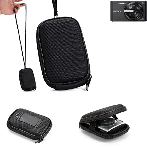 K-S-Trade Qualitativ & Innovativ Hardcase Kamera-Tasche Foto-Tasche Für Sony Cyber-Shot DSC-W830 Für Kompaktkamera Gürteltasche Case Schutz-Hülle von K-S-Trade