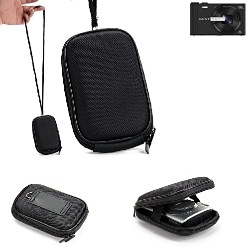 K-S-Trade Qualitativ & Innovativ Hardcase Kamera-Tasche Foto-Tasche Für Sony Cyber-Shot DSC-WX350 Für Kompaktkamera Gürteltasche Case von K-S-Trade
