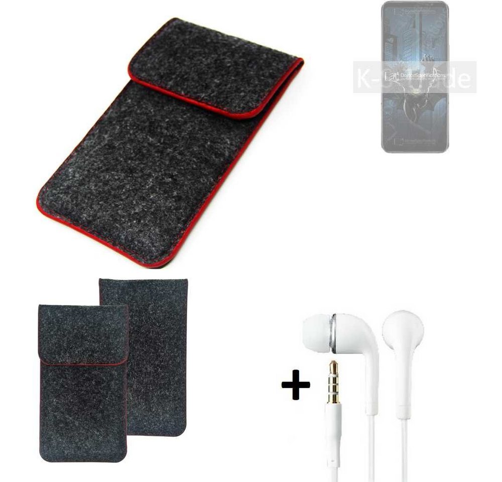 K-S-Trade Handyhülle für Asus ROG Phone 6 Batman Edition Snapdragon, Handy Schutz Hülle Schutzhülle Handyhülle Filztasche Pouch K-S-Trade Handyhülle für Asus ROG Phone 6 Batman Edition Snapdragon, Handy Schutz Hülle Schutzhülle Handyhülle Filztasche Pouch von K-S-Trade