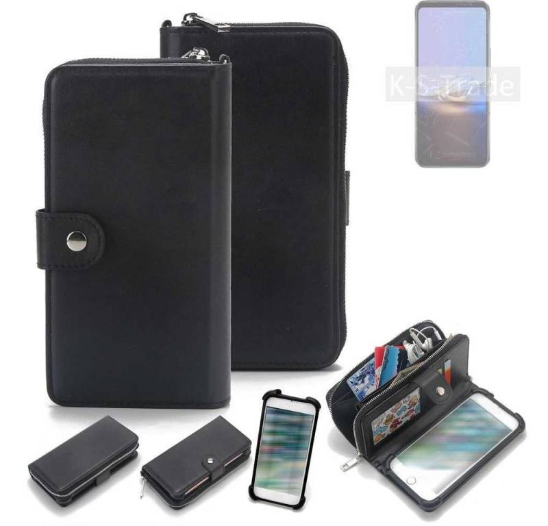 K-S-Trade Handyhülle für Asus ROG Phone 6D Ultimate, 2in1 Handyhülle Schutzhülle & Portemonnee Cover Handy Hülle von K-S-Trade