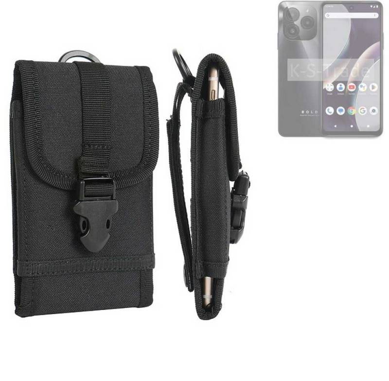 K-S-Trade Handyhülle für BLU Bold K10, Holster Handy Hülle Holster Handytasche Gürtel Tasche Schutz von K-S-Trade