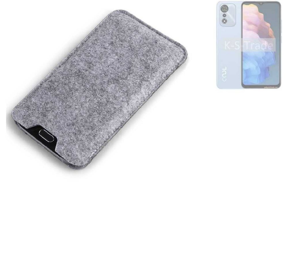 K-S-Trade Handyhülle für Coolpad Cool 30, Filz Handyhülle Schutzhülle Filztasche Filz Tasche Case Sleeve von K-S-Trade