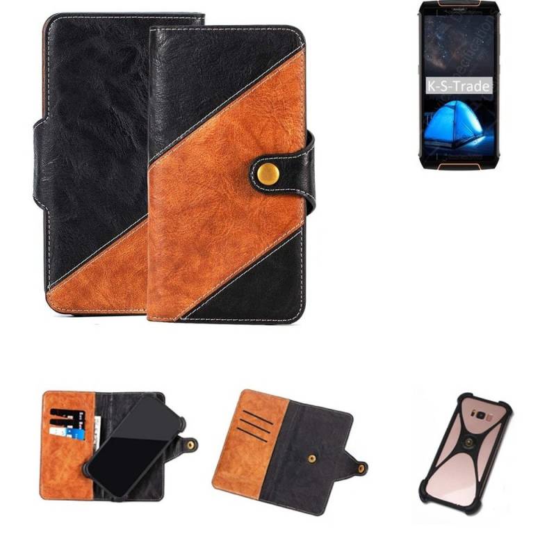 K-S-Trade Handyhülle für Cubot King Kong 3, Handyhülle Schutzhülle Bookstyle Case Wallet-Case Handy Cover von K-S-Trade