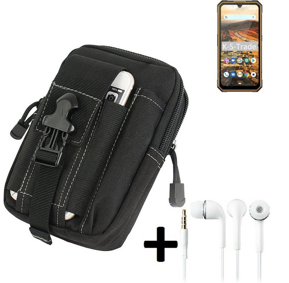 K-S-Trade Handyhülle für Cubot KingKong 5, Gürteltache + Kopfhörer Gürtel Tasche Holster Schutz Hülle K-S-Trade Handyhülle für Cubot KingKong 5, Gürteltache + Kopfhörer Gürtel Tasche Holster Schutz Hülle von K-S-Trade