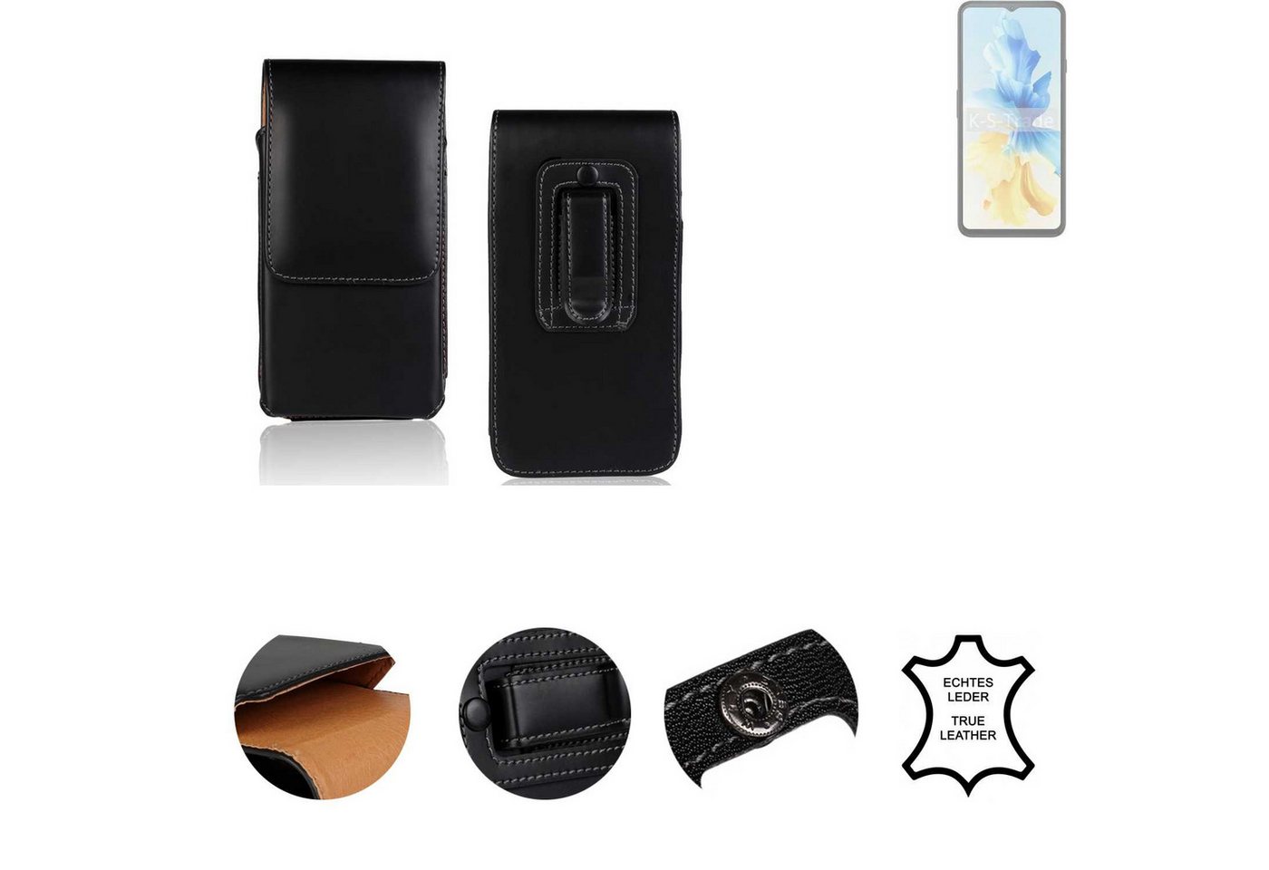 K-S-Trade Handyhülle für Cubot Note 40, Holster Gürteltasche Handy Hülle Schutzhülle Handyhülle Leder K-S-Trade Handyhülle für Cubot Note 40, Holster Gürteltasche Handy Hülle Schutzhülle Handyhülle Leder von K-S-Trade