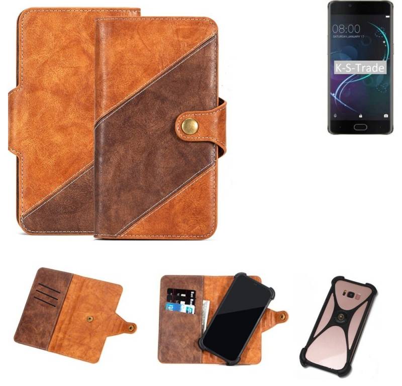 K-S-Trade Handyhülle für Doogee Shoot 1, Handy-Hülle Schutz-Hülle Bookstyle Case Wallet-Case Handy Cover von K-S-Trade