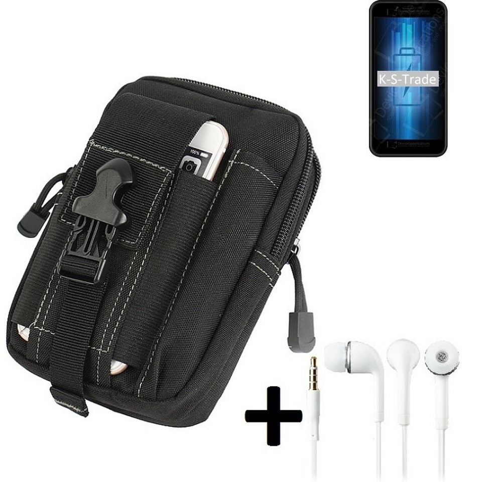 K-S-Trade Handyhülle für Energizer Ultimate U505S, Gürteltache + Kopfhörer Gürtel Tasche Holster Schutz Hülle K-S-Trade Handyhülle für Energizer Ultimate U505S, Gürteltache + Kopfhörer Gürtel Tasche Holster Schutz Hülle von K-S-Trade
