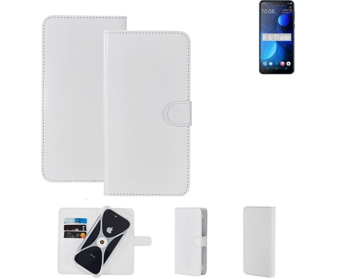 K-S-Trade Handyhülle für HTC Desire 19+, Handy Hülle Schutz Hülle Cover Case Bookstyle Bumper weiß 1x K-S-Trade Handyhülle für HTC Desire 19+, Handy Hülle Schutz Hülle Cover Case Bookstyle Bumper weiß 1x von K-S-Trade