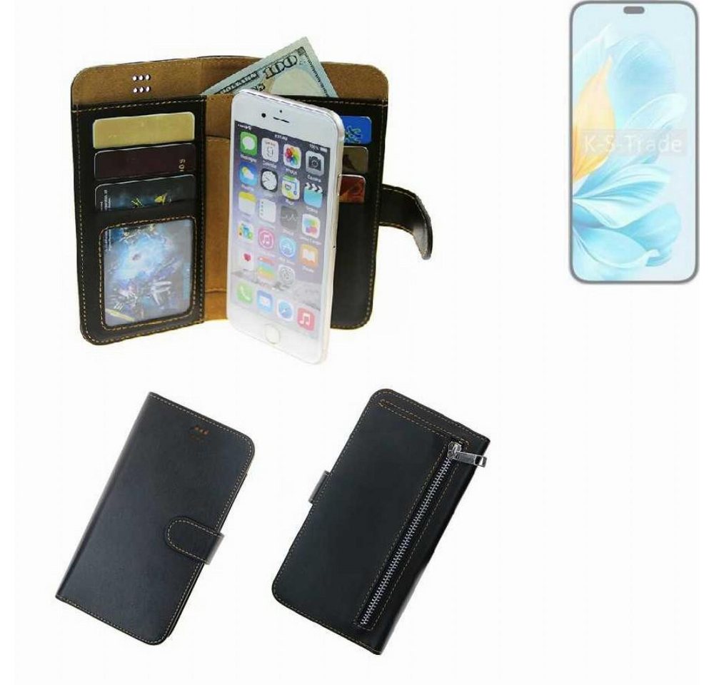 K-S-Trade Handyhülle für Honor 200 Lite, Schutz Hülle Klapphülle Case Phone cover Slim Handytasche Handy von K-S-Trade