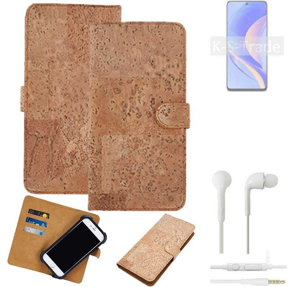 K-S-Trade Handyhülle für Huawei Enjoy 50 Pro, Hülle + in ear Kopfhörer Kork Handyhülle Cover - Schutzhülle K-S-Trade Handyhülle für Huawei Enjoy 50 Pro, Hülle + in ear Kopfhörer Kork Handyhülle Cover - Schutzhülle von K-S-Trade