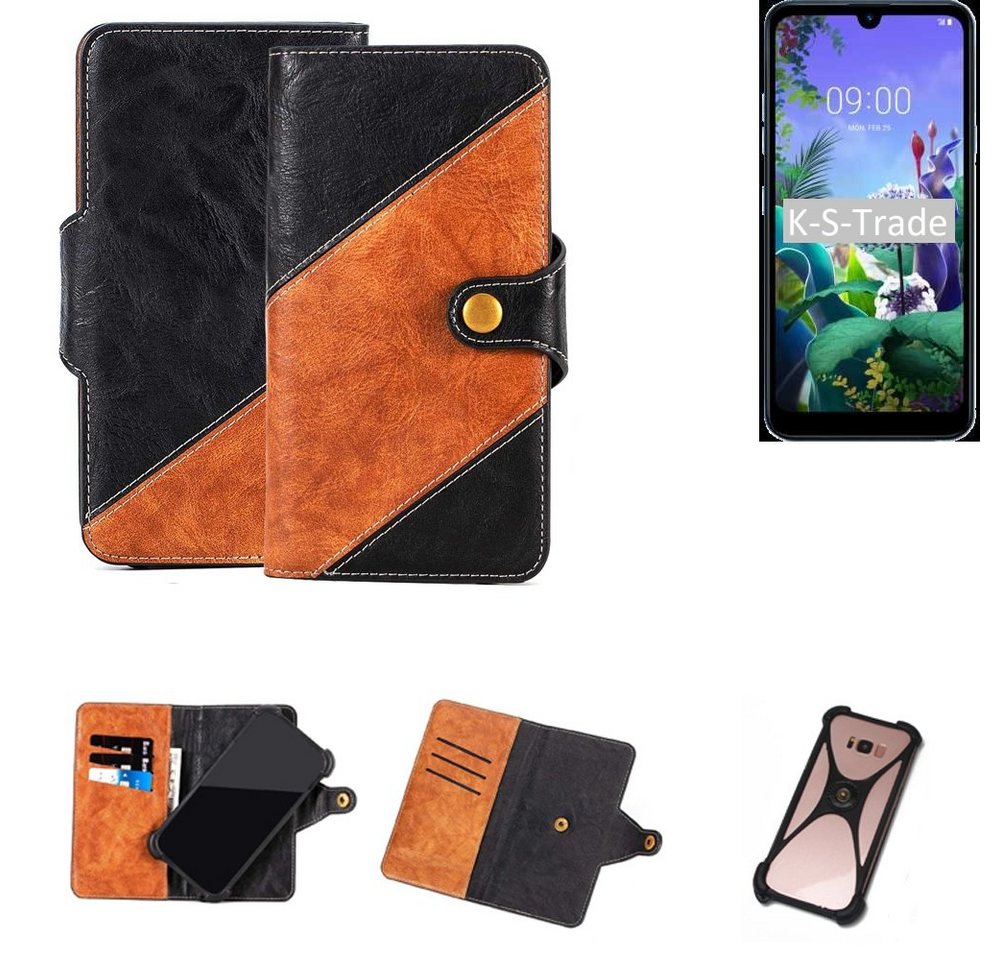 K-S-Trade Handyhülle für LG Electronics Q60, Handyhülle Schutzhülle Bookstyle Case Wallet-Case Handy Cover K-S-Trade Handyhülle für LG Electronics Q60, Handyhülle Schutzhülle Bookstyle Case Wallet-Case Handy Cover von K-S-Trade