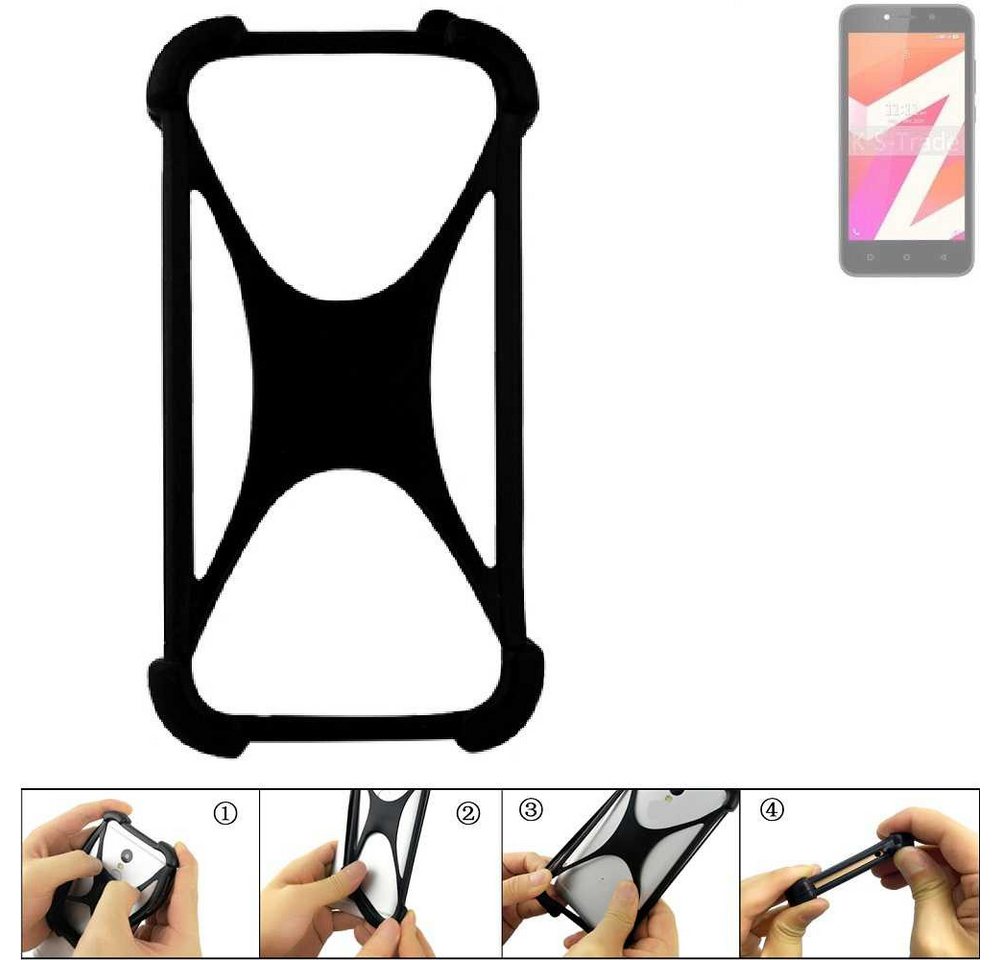K-S-Trade Handyhülle für Lava Z1s, Handy-Hülle Schutz-Hülle Silikon Bumper TPU Softcase Smartphone K-S-Trade Handyhülle für Lava Z1s, Handy-Hülle Schutz-Hülle Silikon Bumper TPU Softcase Smartphone von K-S-Trade