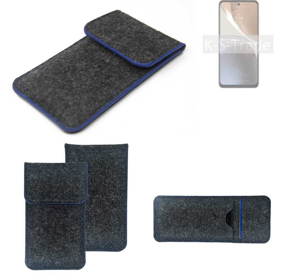 K-S-Trade Handyhülle für Motorola Moto G32, Handy-Hülle Schutz-Hülle Filztasche Pouch Tasche Case Sleeve K-S-Trade Handyhülle für Motorola Moto G32, Handy-Hülle Schutz-Hülle Filztasche Pouch Tasche Case Sleeve von K-S-Trade