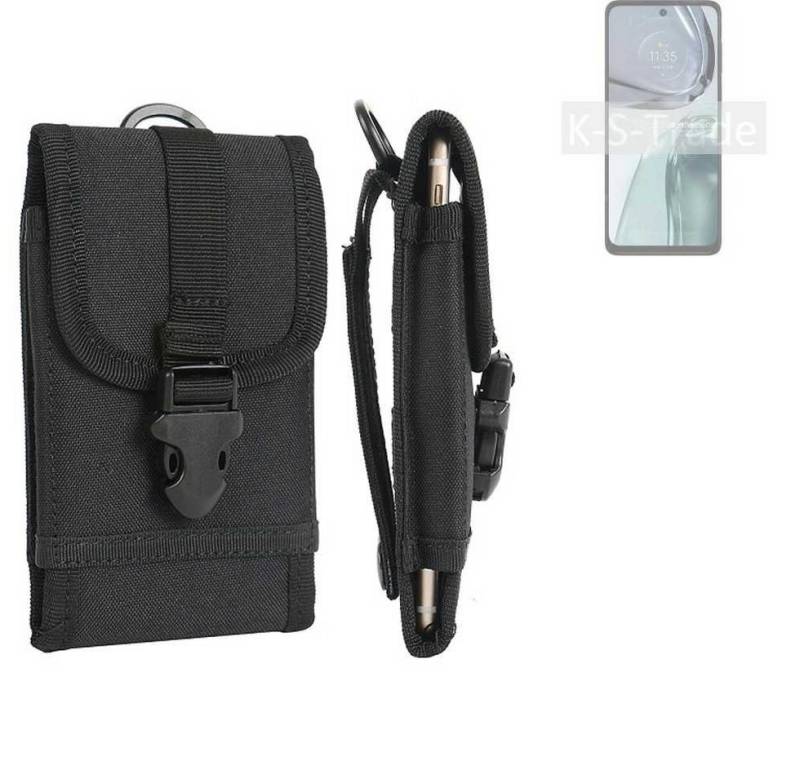 K-S-Trade Handyhülle für Motorola Moto G62 5G, Holster Handy Hülle Holster Handytasche Gürtel Tasche Schutz von K-S-Trade