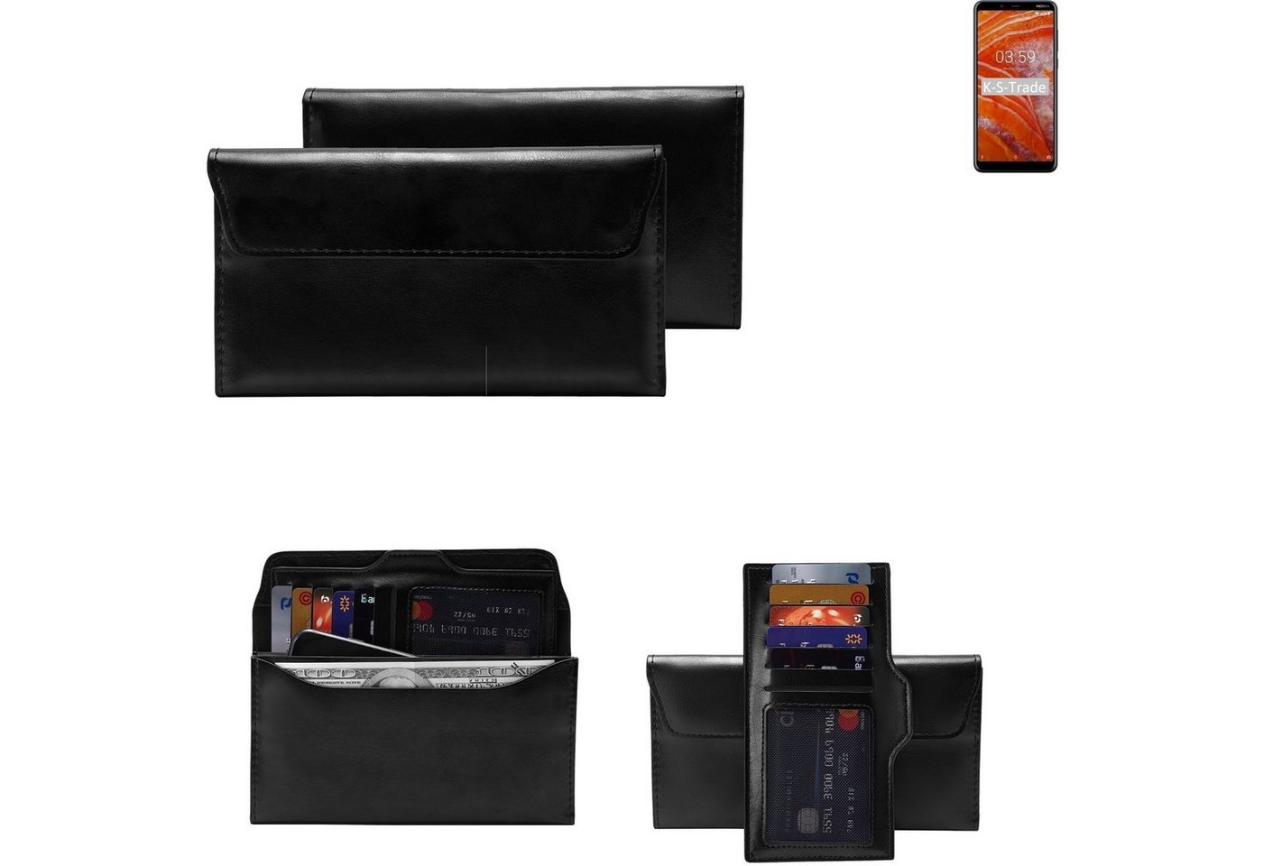 K-S-Trade Handyhülle für Nokia 3.1 Plus, Handy Hülle Schutz Hülle Tasche Schutz Case Handytasche K-S-Trade Handyhülle für Nokia 3.1 Plus, Handy Hülle Schutz Hülle Tasche Schutz Case Handytasche von K-S-Trade
