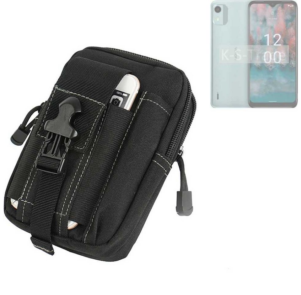 K-S-Trade Handyhülle für Nokia C12 Plus, Gürtel Tasche Gürteltasche Holster Schutz Hülle Handy Hülle K-S-Trade Handyhülle für Nokia C12 Plus, Gürtel Tasche Gürteltasche Holster Schutz Hülle Handy Hülle von K-S-Trade