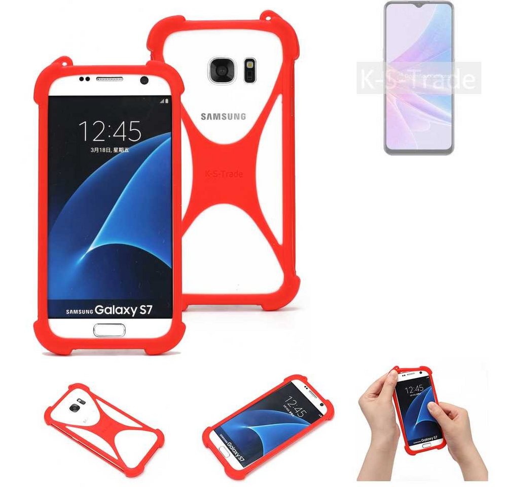 K-S-Trade Handyhülle für Oppo A78 5G, Handy-Hülle Schutz-Hülle Bumper Silikon Schutz Hülle Cover Case von K-S-Trade