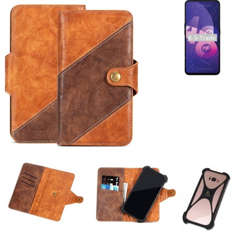 K-S-Trade Handyhülle für Oppo F11 Pro, Handy-Hülle Schutz-Hülle Bookstyle Case Wallet-Case Handy Cover von K-S-Trade