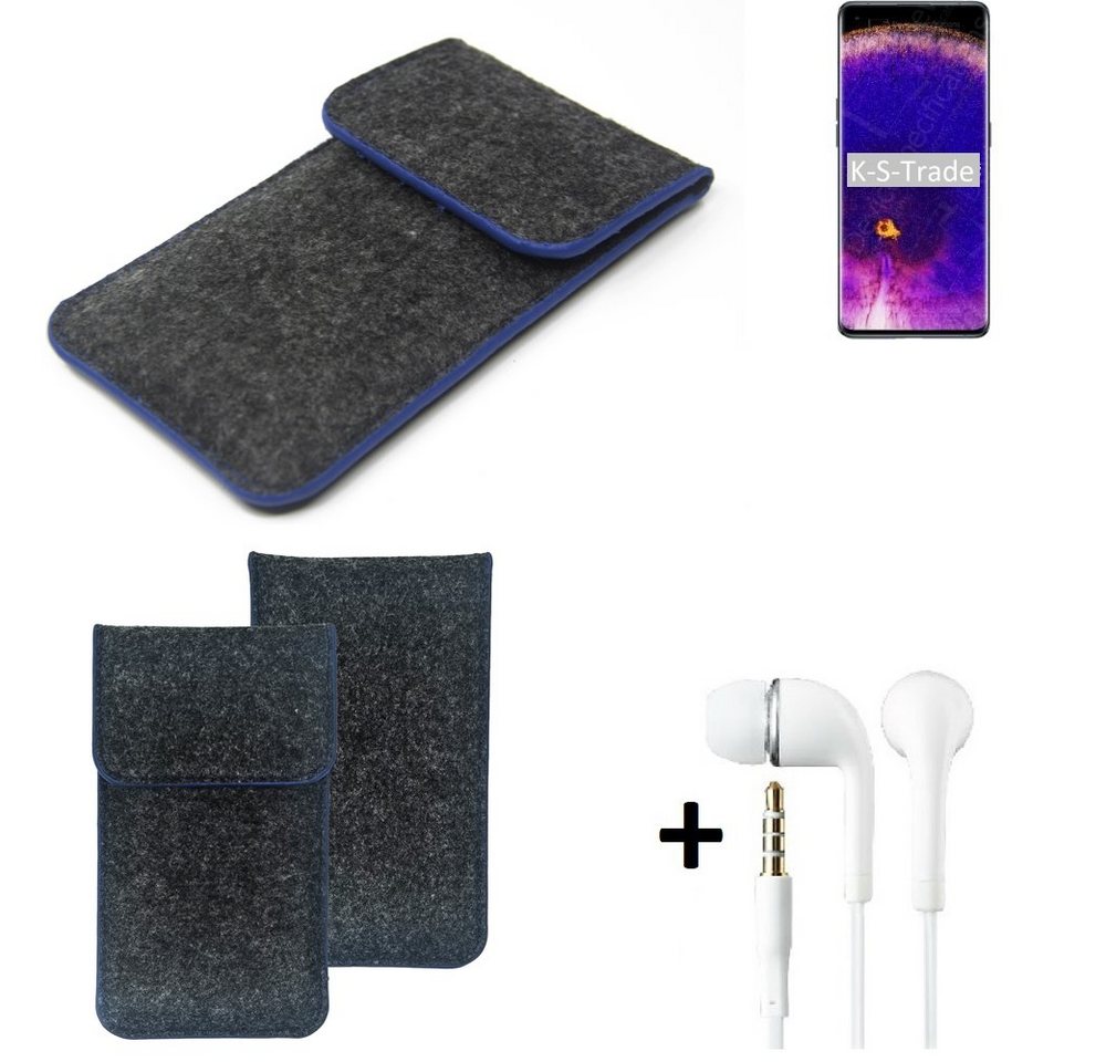 K-S-Trade Handyhülle für Oppo Find X5, Handy Schutz Hülle Schutzhülle Handyhülle Filztasche Pouch K-S-Trade Handyhülle für Oppo Find X5, Handy Schutz Hülle Schutzhülle Handyhülle Filztasche Pouch von K-S-Trade