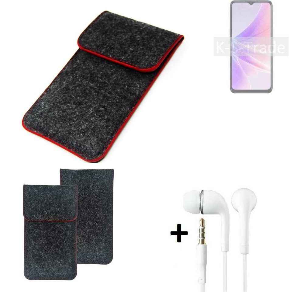 K-S-Trade Handyhülle für Oppo K10 5G India, Handy Schutz Hülle Schutzhülle Handyhülle Filztasche Pouch K-S-Trade Handyhülle für Oppo K10 5G India, Handy Schutz Hülle Schutzhülle Handyhülle Filztasche Pouch von K-S-Trade