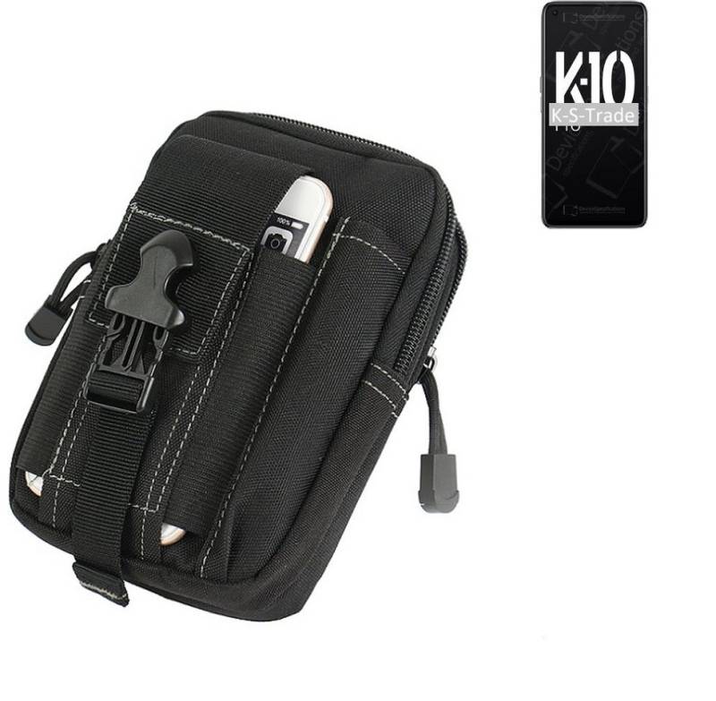 K-S-Trade Handyhülle für Oppo K10 Pro, Gürtel Tasche Gürteltasche Holster Schutz Hülle Handy Hülle von K-S-Trade