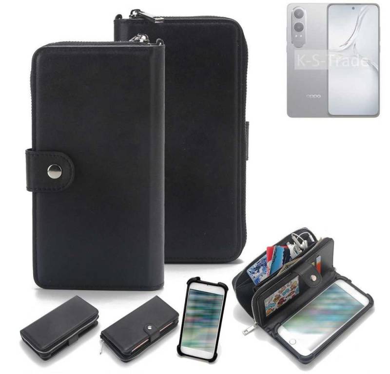 K-S-Trade Handyhülle für Oppo K12x, 2in1 Handyhülle Schutzhülle & Portemonnee Cover Handy Hülle von K-S-Trade