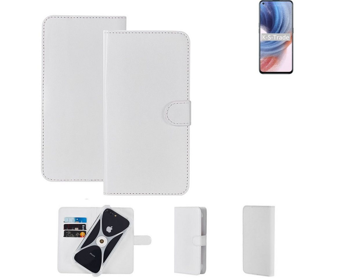 K-S-Trade Handyhülle für Oppo K9 Pro 5G, Handy Hülle Schutz Hülle Cover Case Bookstyle Bumper weiß 1x K-S-Trade Handyhülle für Oppo K9 Pro 5G, Handy Hülle Schutz Hülle Cover Case Bookstyle Bumper weiß 1x von K-S-Trade
