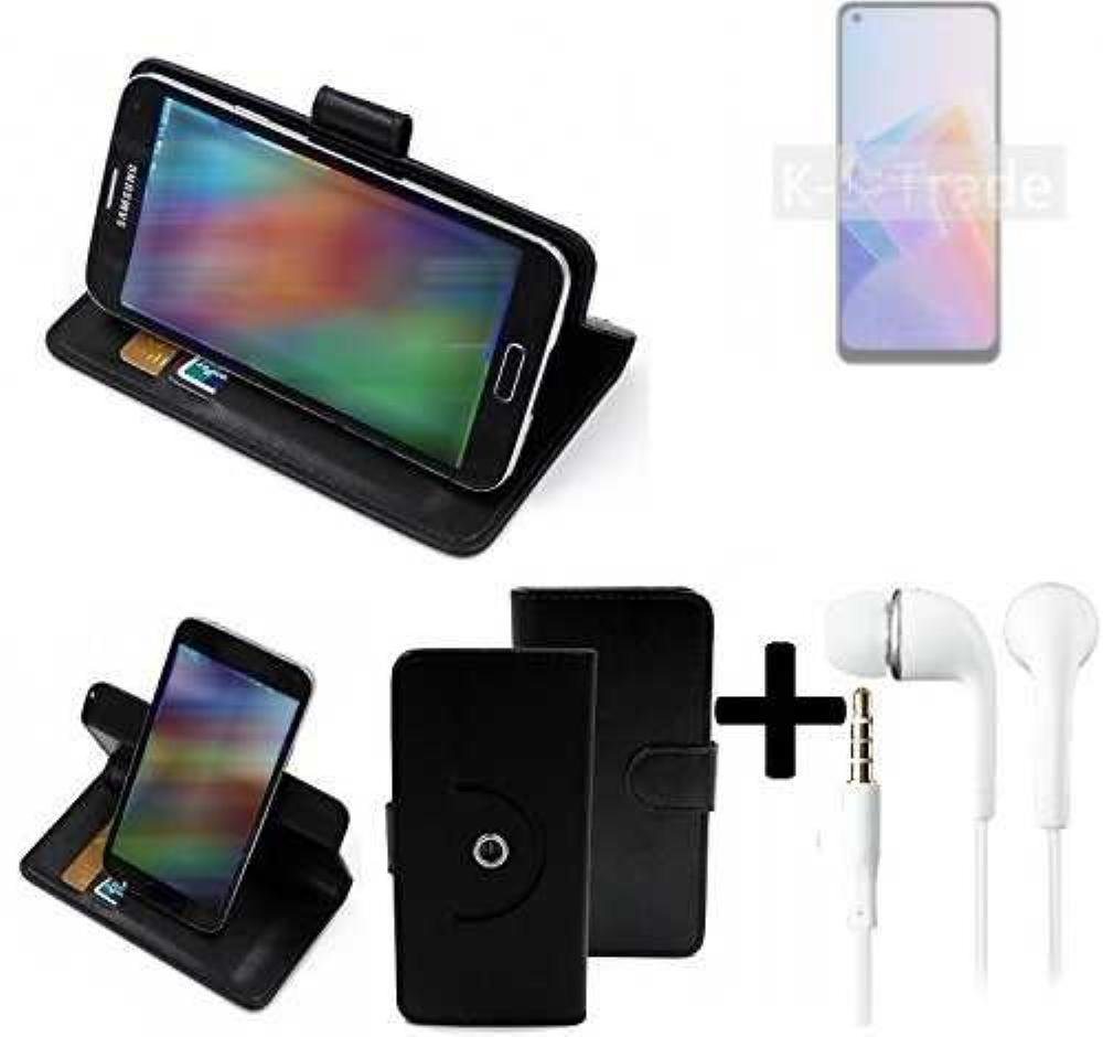 K-S-Trade Handyhülle für Oppo Reno7 Lite 5G, Handy Hülle Schutz Hülle + Kopfhörer Handyhülle Flipcase K-S-Trade Handyhülle für Oppo Reno7 Lite 5G, Handy Hülle Schutz Hülle + Kopfhörer Handyhülle Flipcase von K-S-Trade