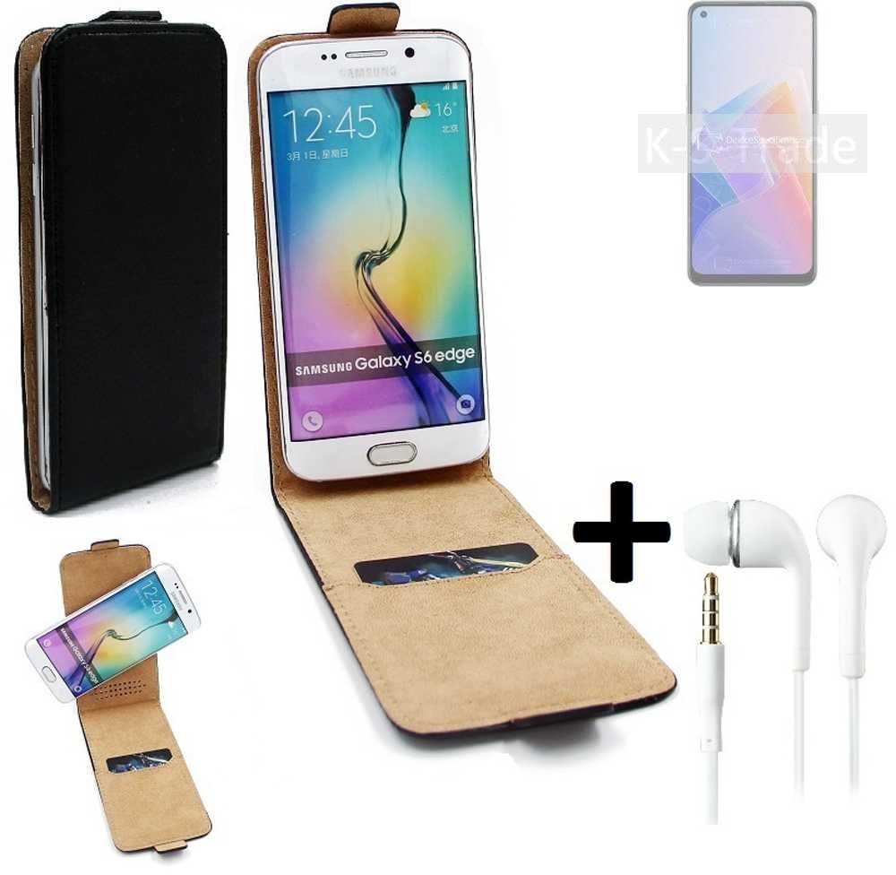 K-S-Trade Handyhülle für Oppo Reno7 Z 5G, Handyhülle + Kopfhörer 360° Flipstyle Schutzhülle Smartphone K-S-Trade Handyhülle für Oppo Reno7 Z 5G, Handyhülle + Kopfhörer 360° Flipstyle Schutzhülle Smartphone von K-S-Trade