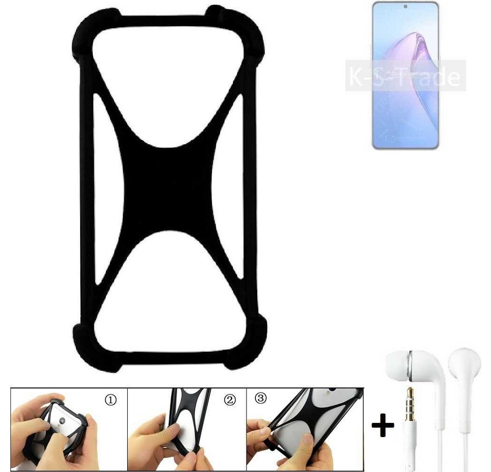 K-S-Trade Handyhülle für Oppo Reno8 Pro Global, Handy-Hülle + headphones Schutz-Hülle Bumper Silikon Cover Case K-S-Trade Handyhülle für Oppo Reno8 Pro Global, Handy-Hülle + headphones Schutz-Hülle Bumper Silikon Cover Case von K-S-Trade
