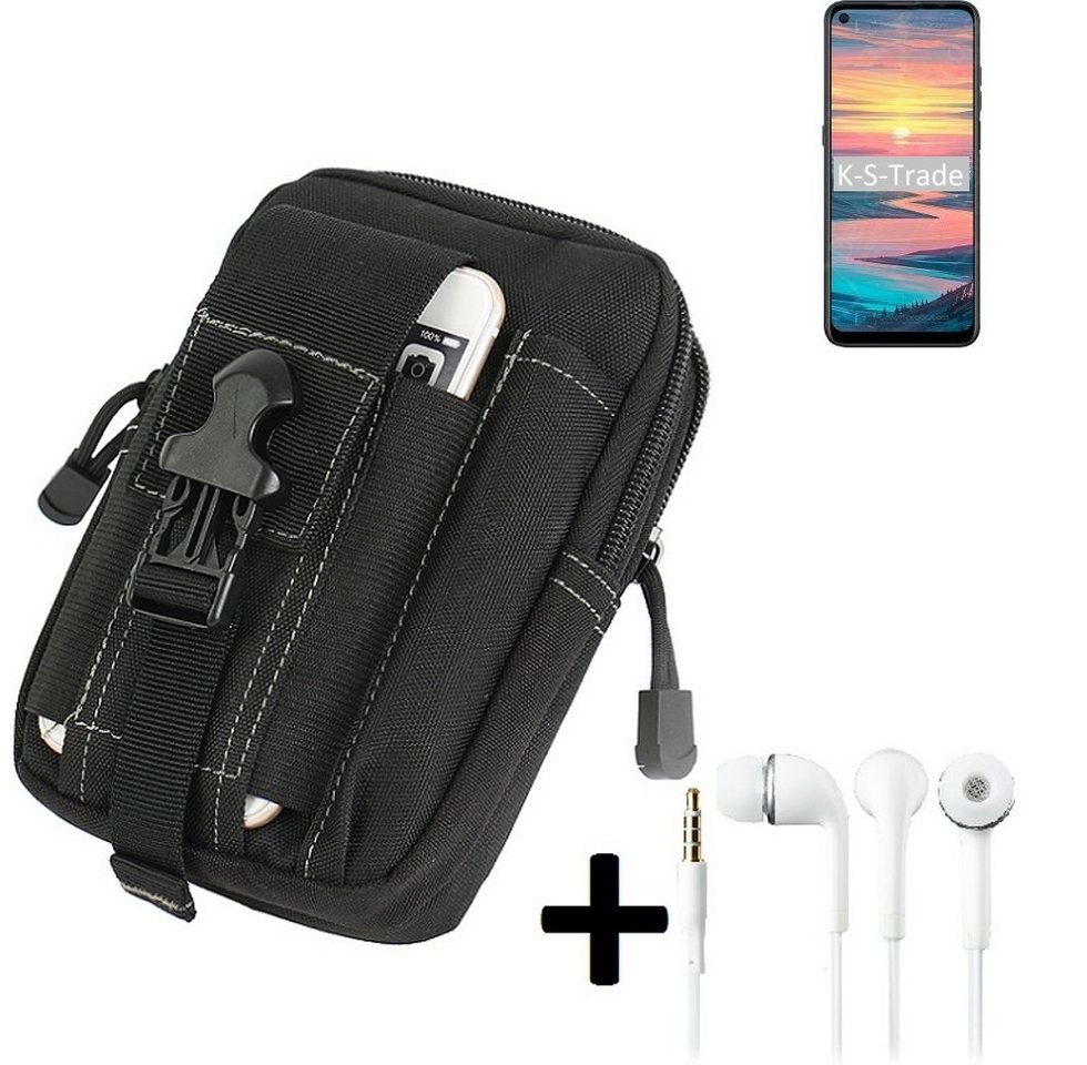 K-S-Trade Handyhülle für Oukitel K9 Pro, Gürteltache + Kopfhörer Gürtel Tasche Holster Schutz Hülle K-S-Trade Handyhülle für Oukitel K9 Pro, Gürteltache + Kopfhörer Gürtel Tasche Holster Schutz Hülle von K-S-Trade
