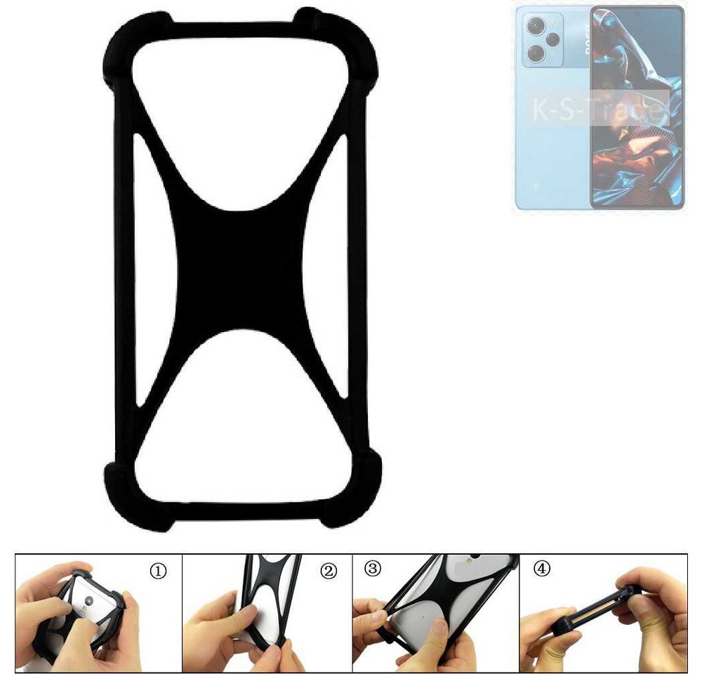 K-S-Trade Handyhülle für POCO X5 Pro 5G, Handy-Hülle Schutz-Hülle Silikon Bumper TPU Softcase Smartphone K-S-Trade Handyhülle für POCO X5 Pro 5G, Handy-Hülle Schutz-Hülle Silikon Bumper TPU Softcase Smartphone von K-S-Trade