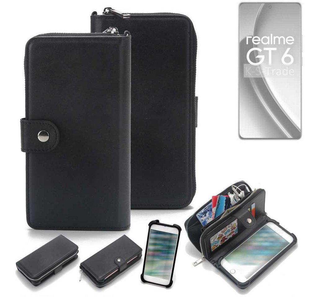 K-S-Trade Handyhülle für Realme GT 6 Global, 2in1 Handyhülle Schutzhülle & Portemonnee Cover Handy Hülle K-S-Trade Handyhülle für Realme GT 6 Global, 2in1 Handyhülle Schutzhülle & Portemonnee Cover Handy Hülle von K-S-Trade