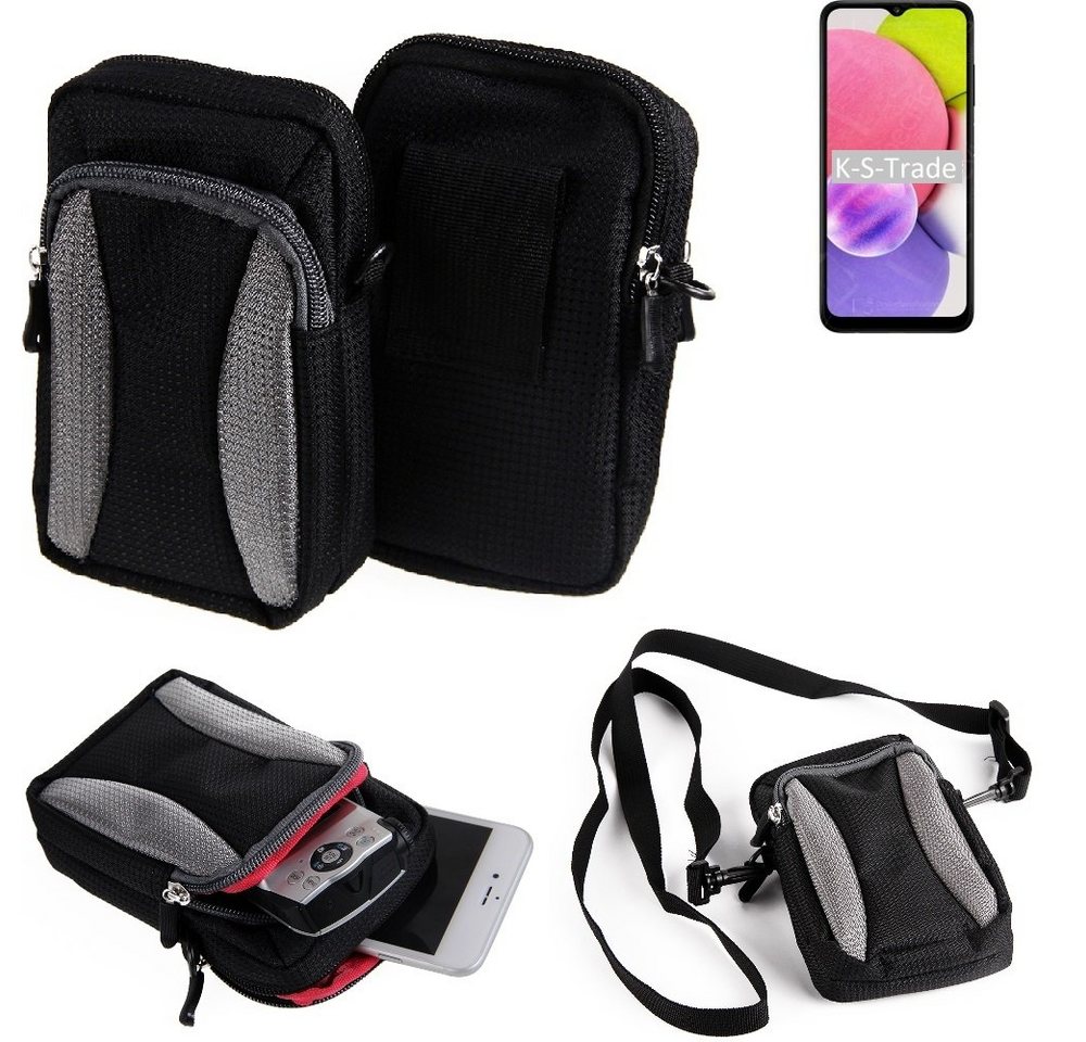 K-S-Trade Handyhülle für Samsung Galaxy A03s, Holster Schutz Hülle Handy Hülle Gürteltasche Umhängetasche mit K-S-Trade Handyhülle für Samsung Galaxy A03s, Holster Schutz Hülle Handy Hülle Gürteltasche Umhängetasche mit von K-S-Trade