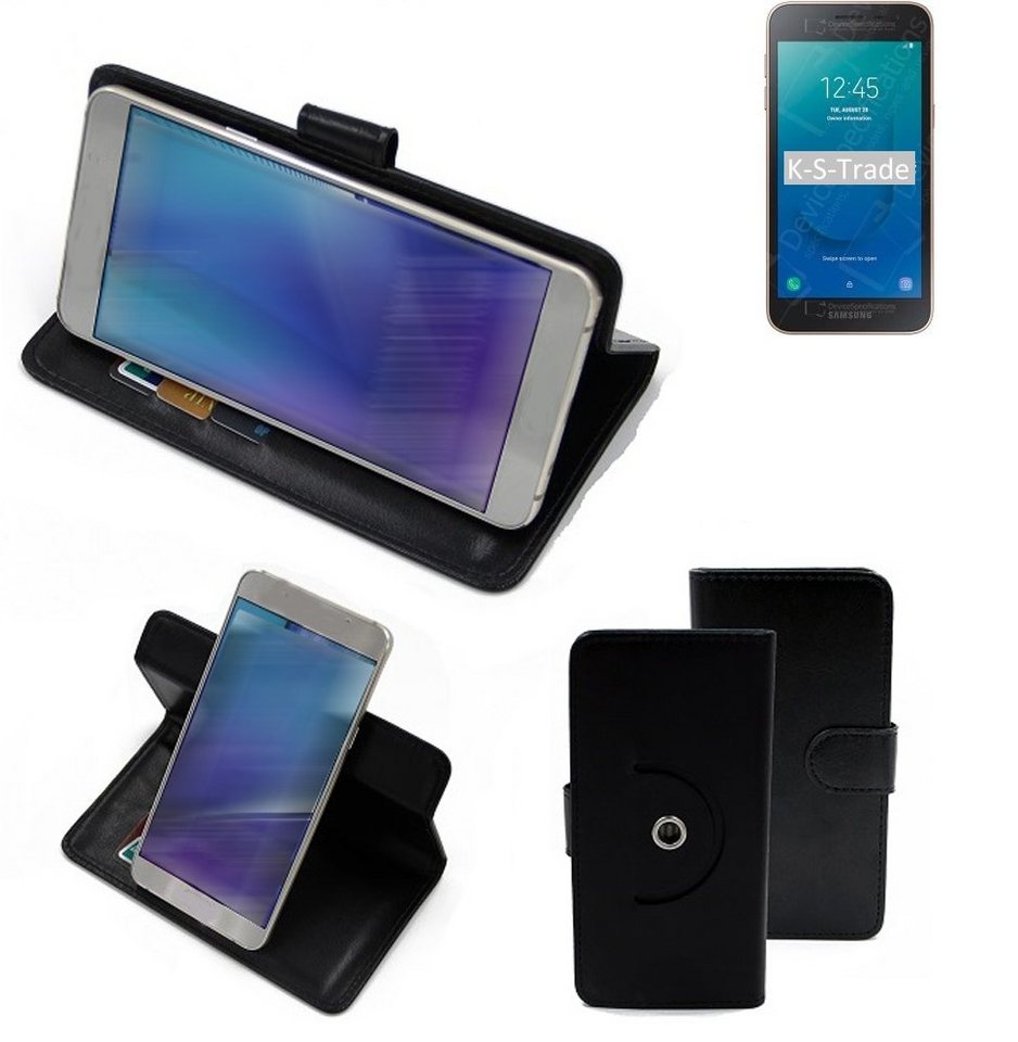 K-S-Trade Handyhülle für Samsung Galaxy J2 Core 2020, Case Schutzhülle Handyhülle Flipcase Smartphone Cover Handy von K-S-Trade