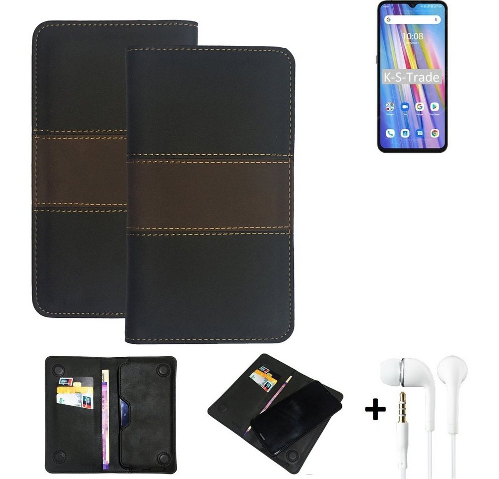 K-S-Trade Handyhülle für UMIDIGI A11, Handyhülle + Kopfhörer Schutzhülle Walletcase Bookstyle Tasche K-S-Trade Handyhülle für UMIDIGI A11, Handyhülle + Kopfhörer Schutzhülle Walletcase Bookstyle Tasche von K-S-Trade